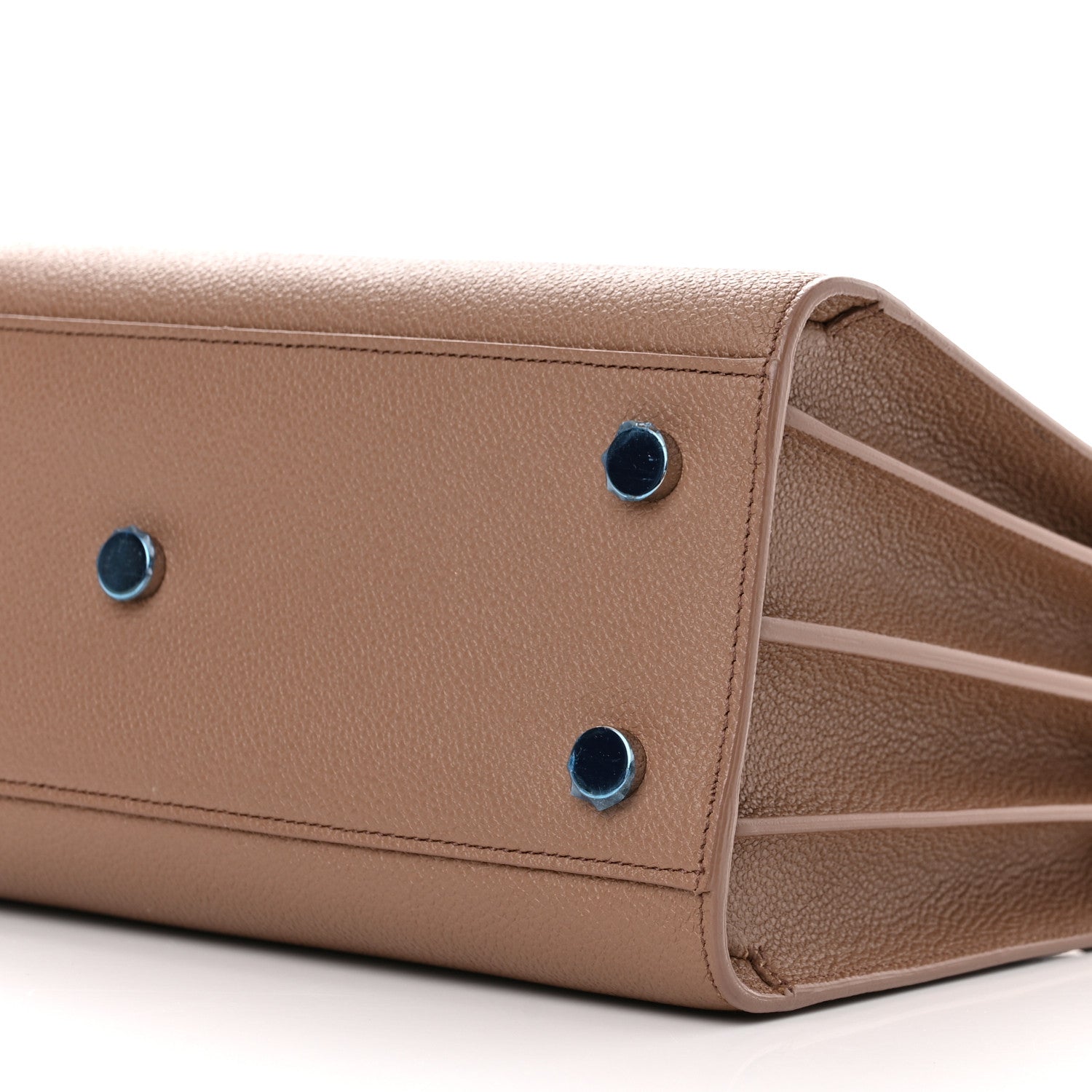 Saint Laurent Grained Calfskin Baby Sac De Jour Taupe 11 of 11
