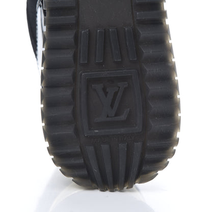Louis Vuitton Suede Monogram Run Away Sneakers 37.5 Black 6 of 8