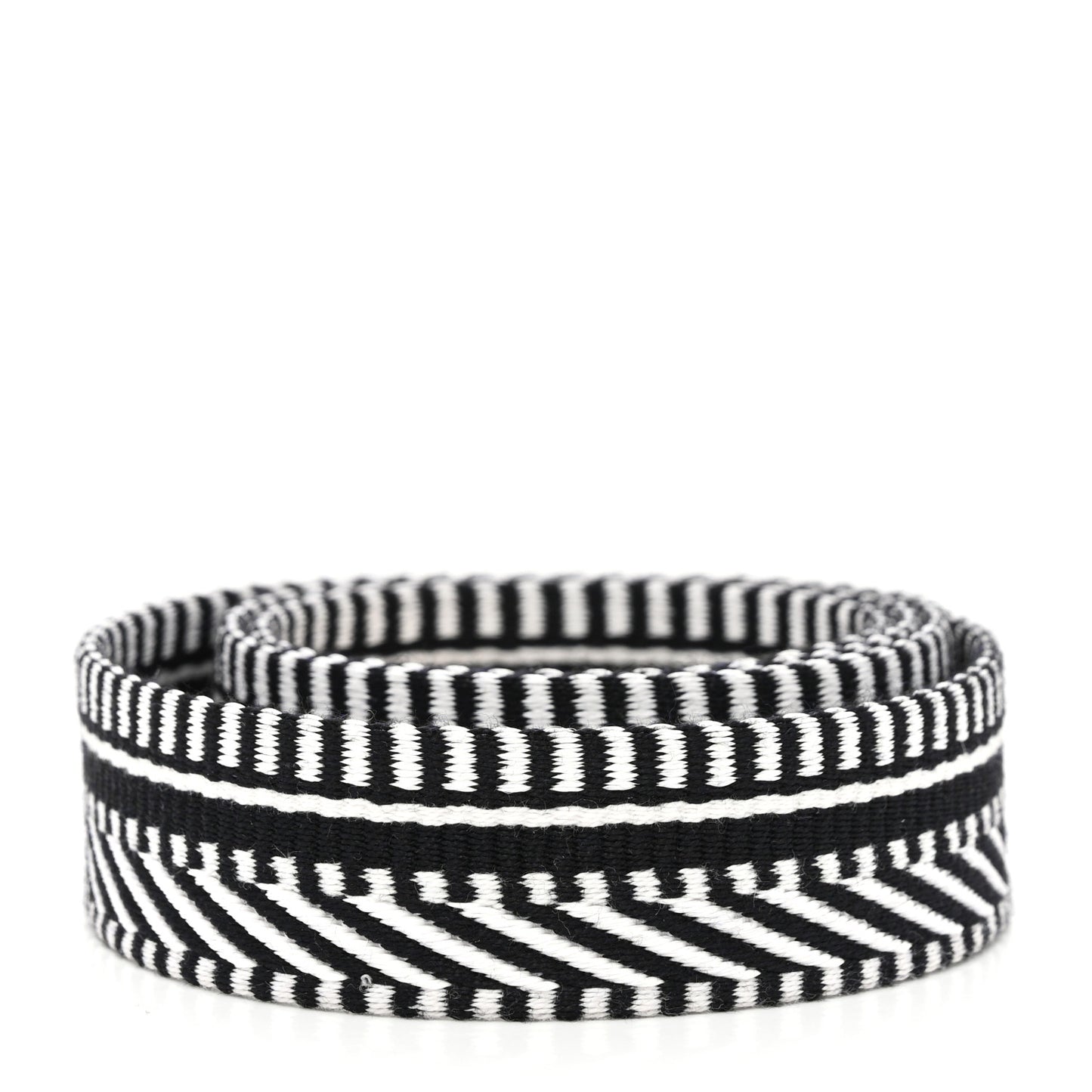 Toile Swift 25mm Sangle Cavale Shoulder Strap Black Ecru