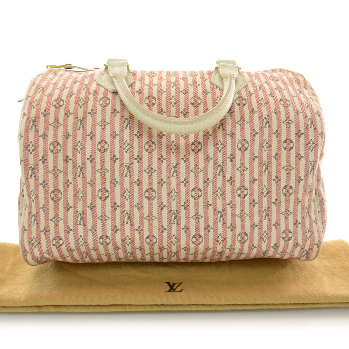 Mini Lin Croisette Speedy 30 Rouge