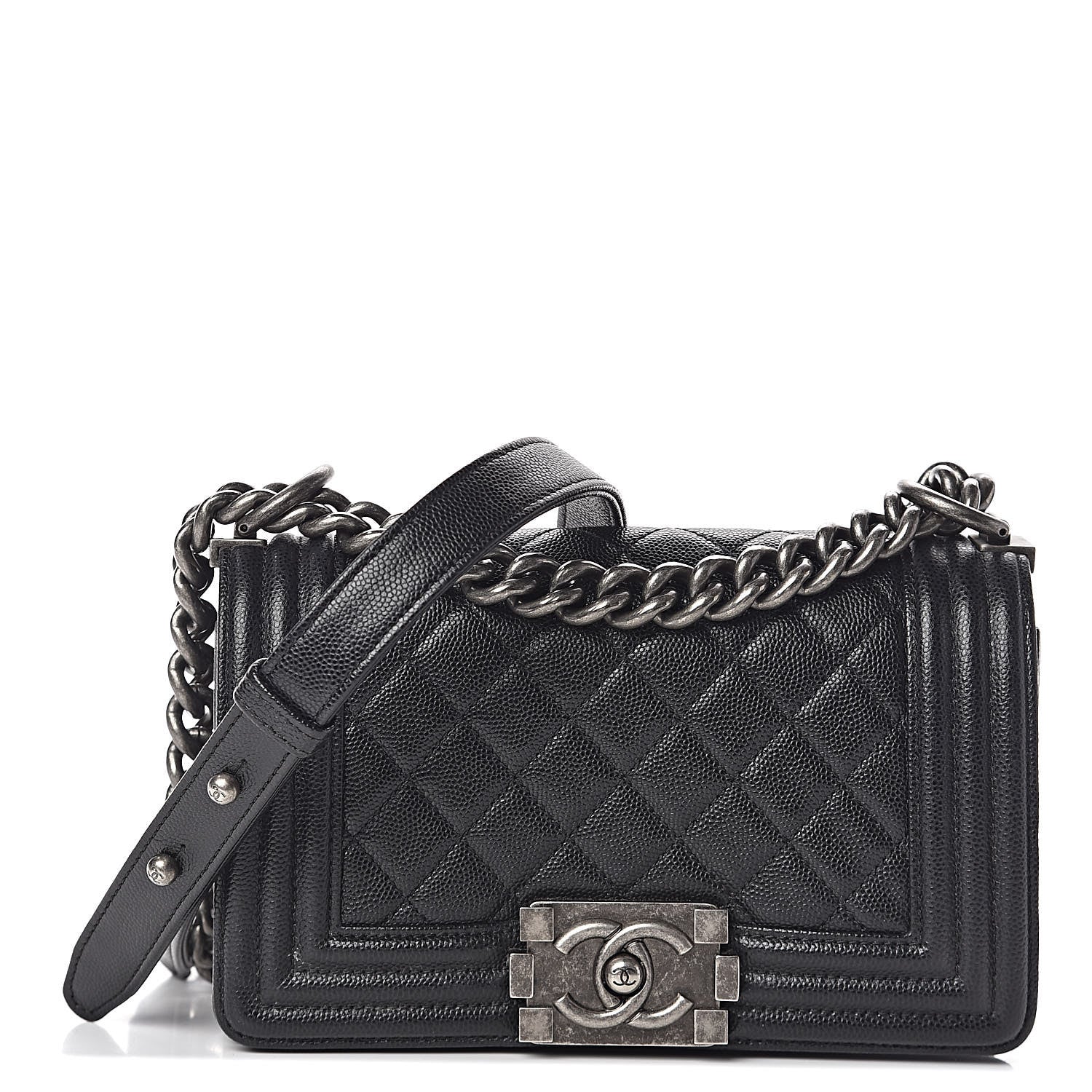 Chanel Caviar Quilted Small Boy Flap Black 1 of 11