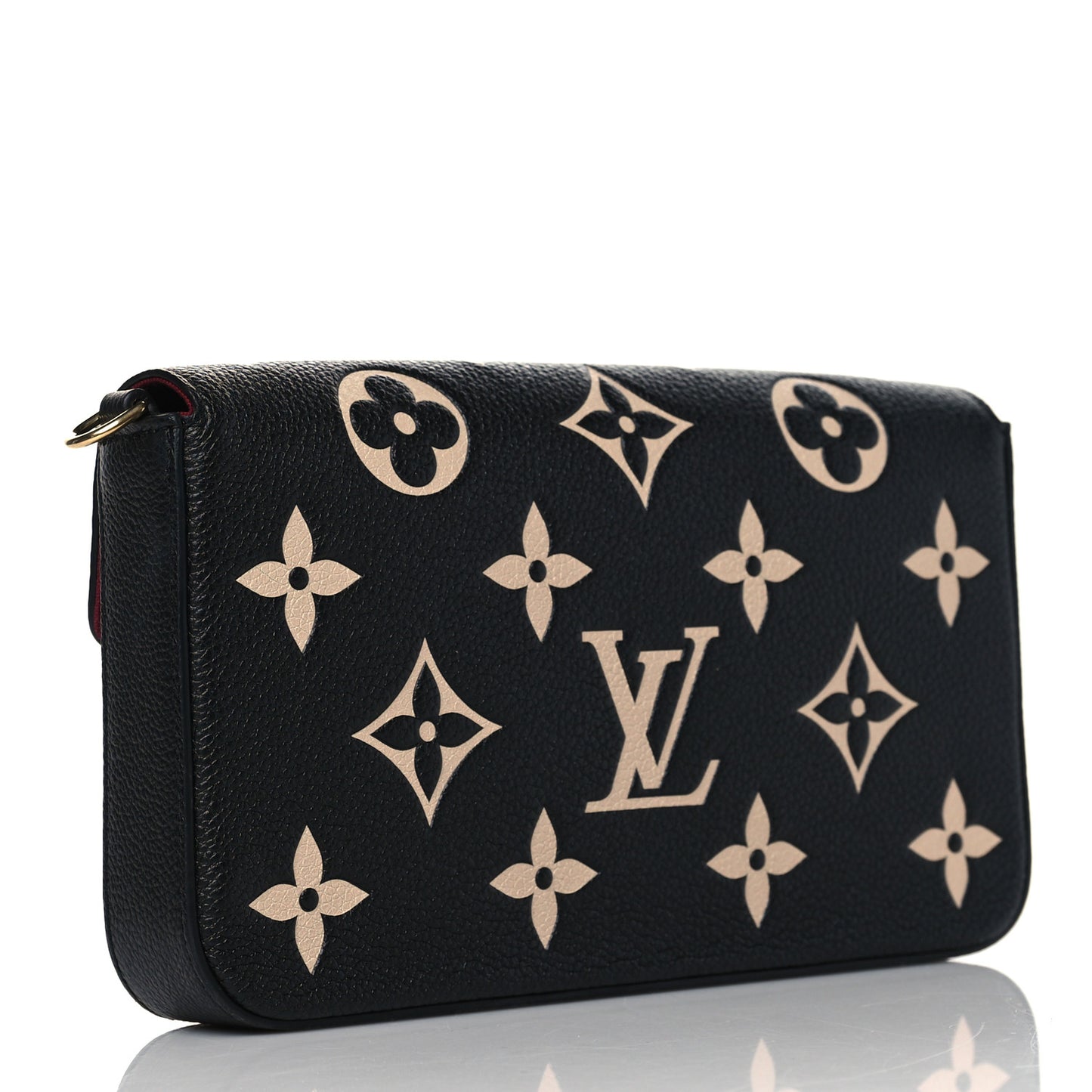 Empreinte Monogram Giant Felicie Pochette Black Beige