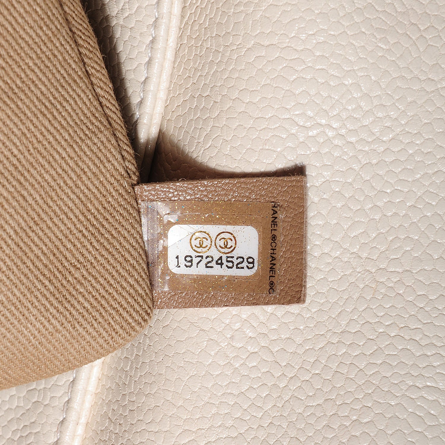 Chanel Crumpled Grained Calfskin Coco Pleats Messenger Flap Ivory 6 of 7