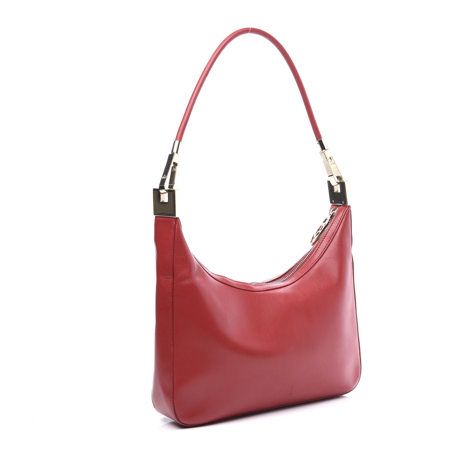 Gucci Calfskin Hobo Red 2 of 14
