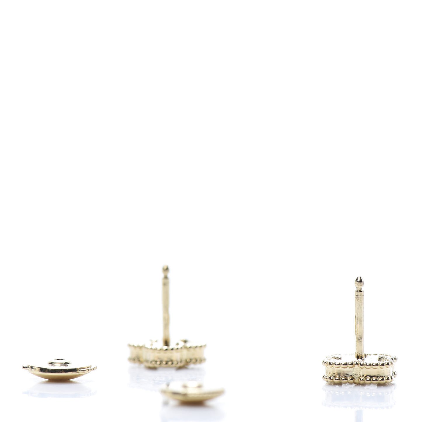 18K Yellow Gold Mother of Pearl Sweet Alhambra Earrings