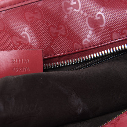 Gucci Imprime Monogram Medium Zippered Shopping Tote Rose Blush 7 of 9