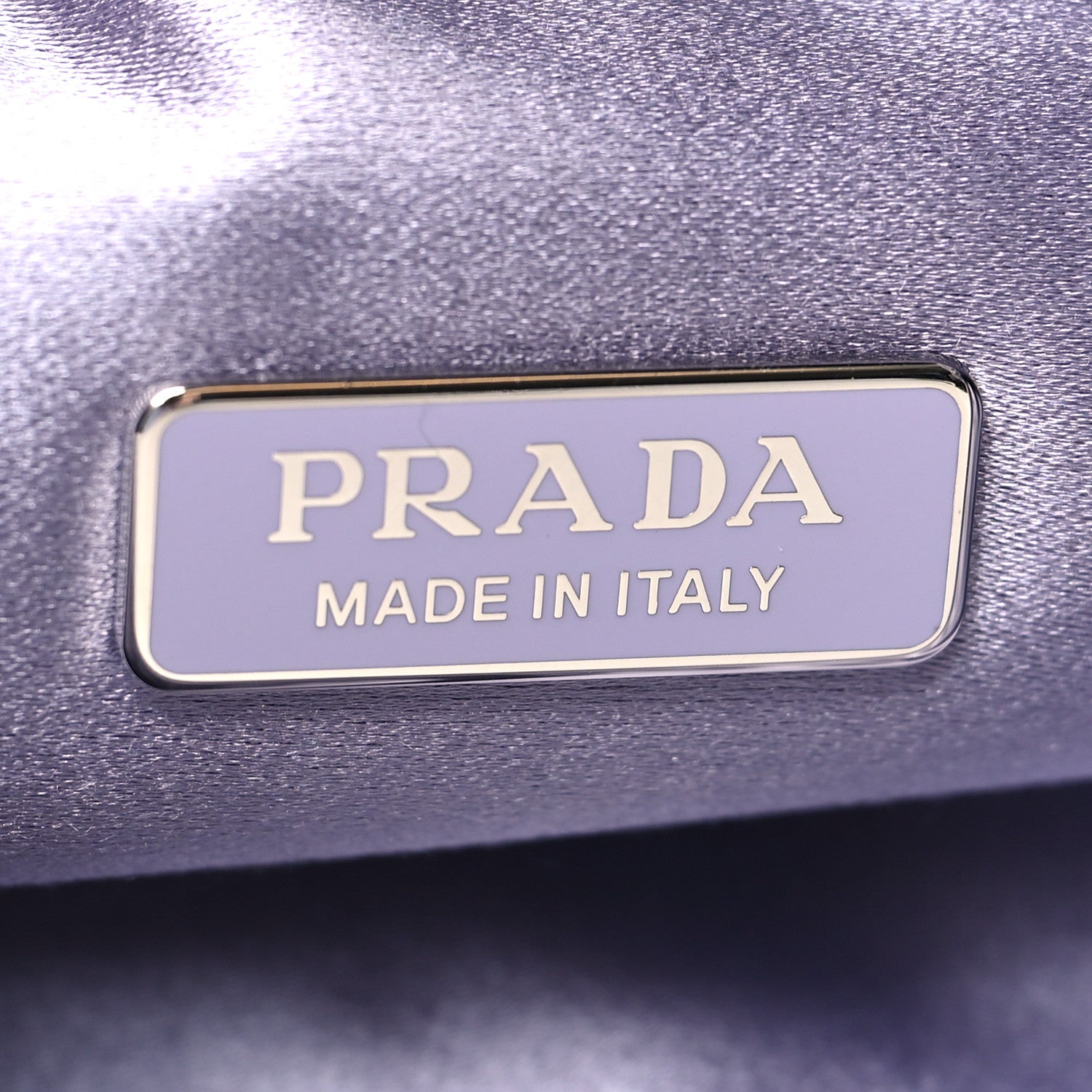 Prada Satin Crystal Mini Re-Edition 2000 Bag Glicine 6 of 10