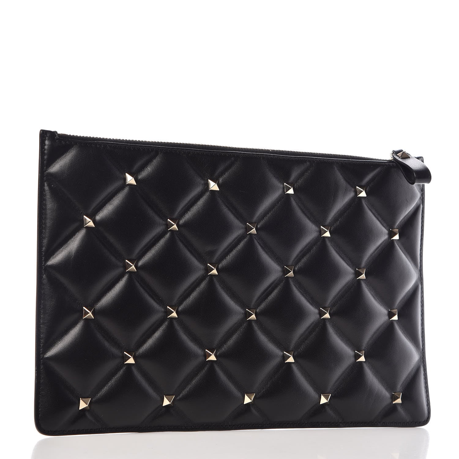 Valentino Garavani Nappa Candystud Zip Pouch Black 3 of 6