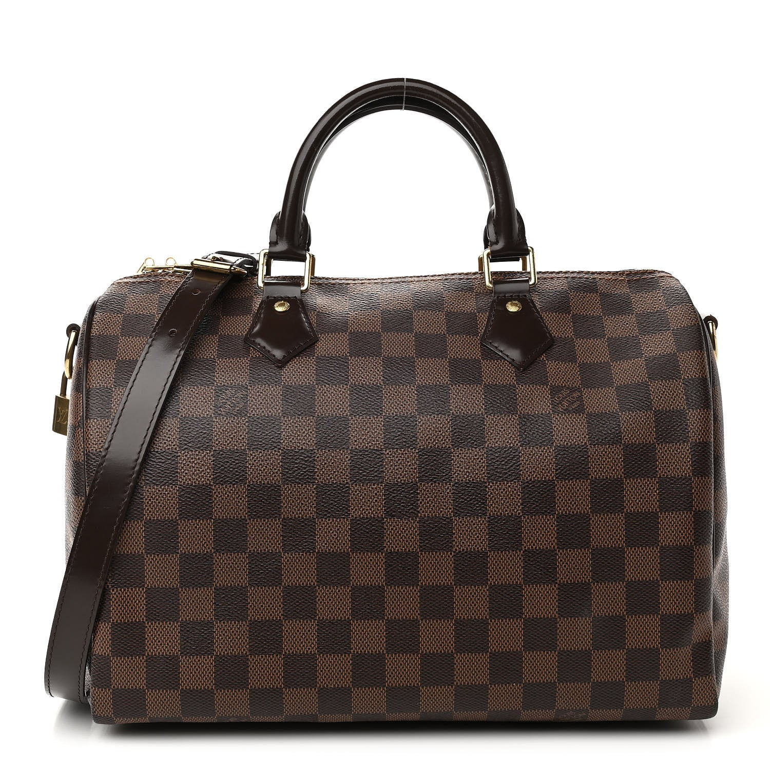 Louis Vuitton Damier Ebene Speedy Bandouliere 30 1 of 10