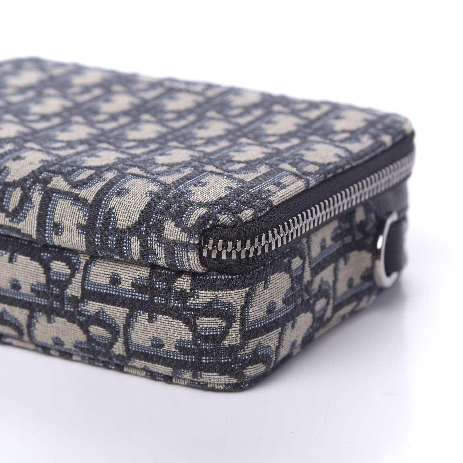 Christian Dior Oblique Pouch Navy Blue 10 of 12