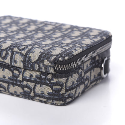 Christian Dior Oblique Pouch Navy Blue 10 of 12
