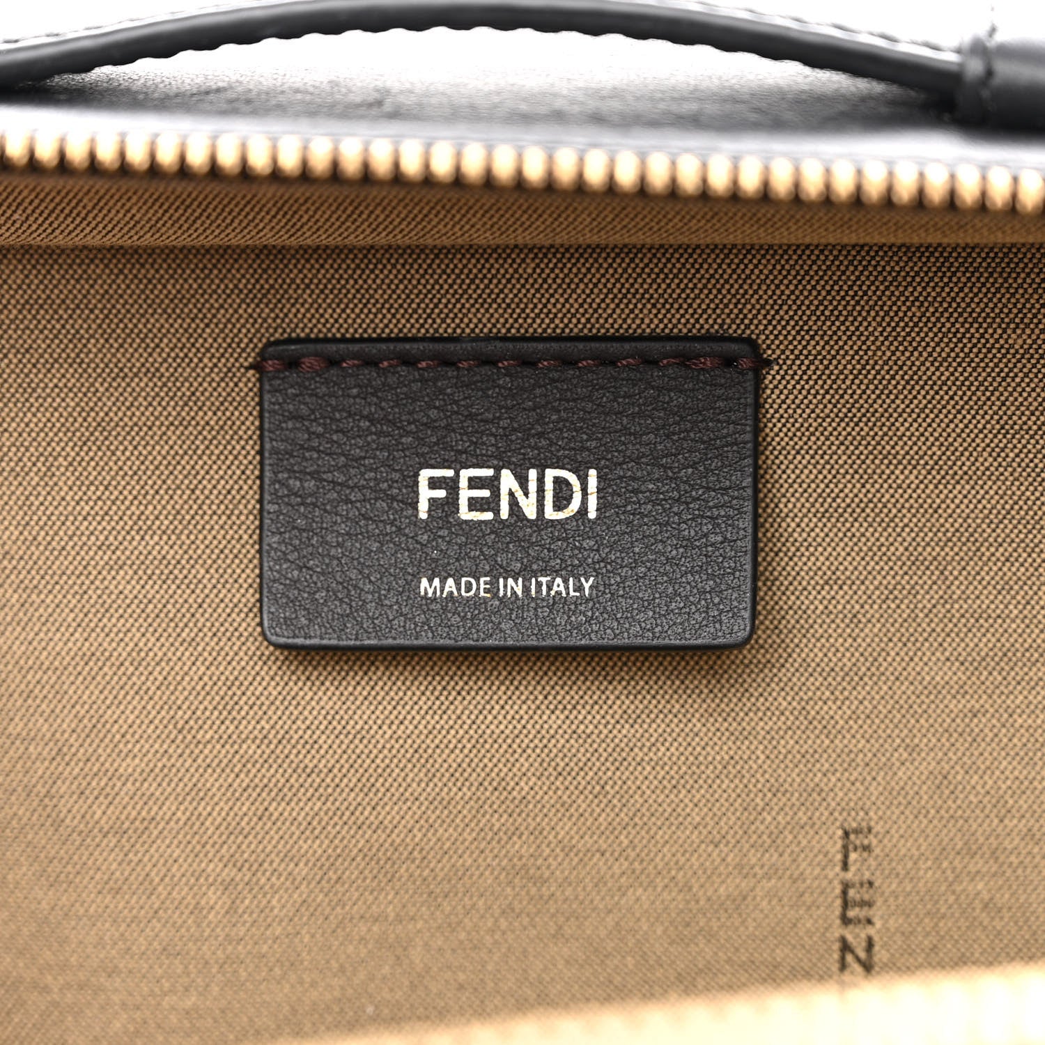 Fendi Vitello Grace Matte Mini O'Lock Camera Case Black 1447000
