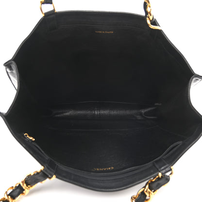 Chanel Lambskin CC Tote Black 5 of 13