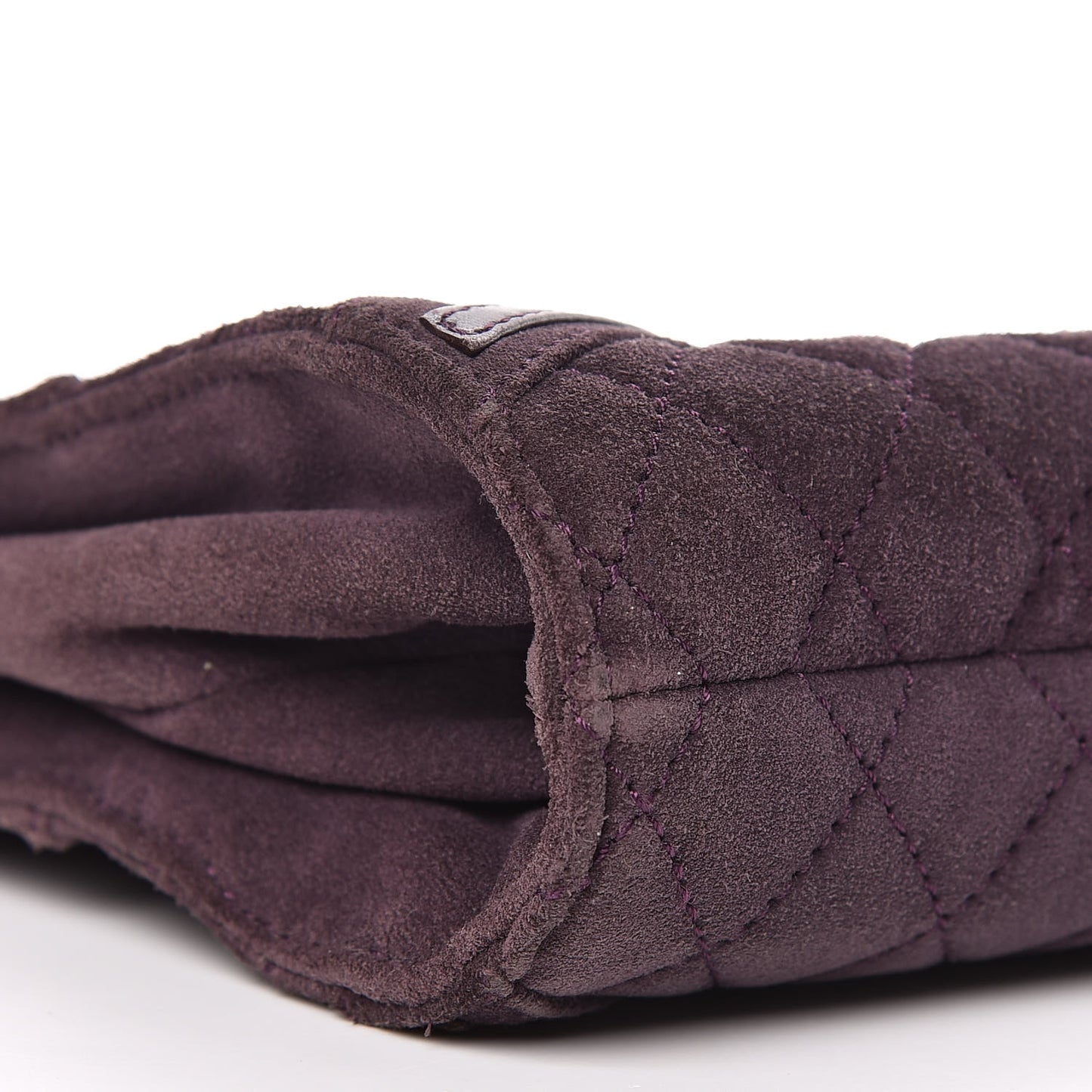 Suede Union Jack Shoulder Bag Purple