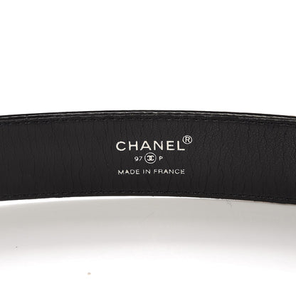 Chanel Patent Resin CC Belt 80 32 Black Multicolor 5 of 8