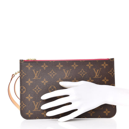 Louis Vuitton Monogram Neverfull MM GM Pochette Pivoine 2 of 7