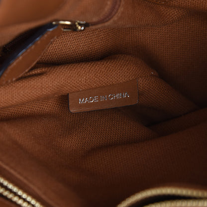 Burberry Haymarket Check Medium Golderton Tote Mid Camel 6 of 15