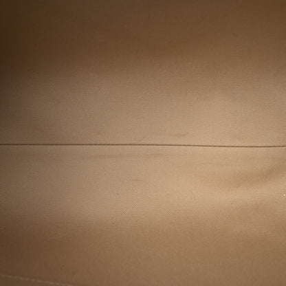 Chloe Cotton Calfskin Large Woody Ribbon Tote White Brown 12 of 12