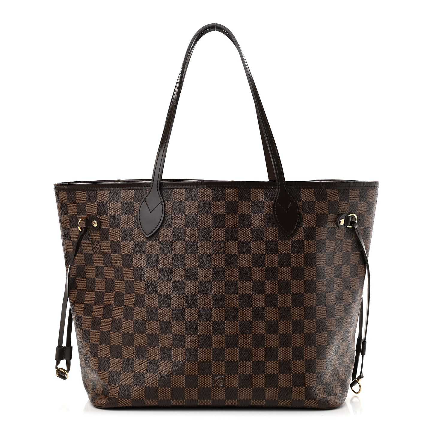Damier Ebene Neo Neverfull MM Rose Ballerine