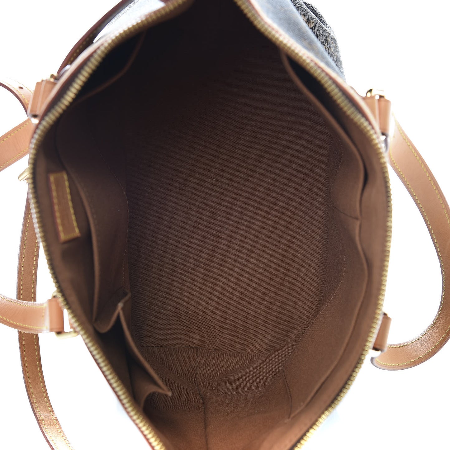 Monogram Selleria Calfskin Vintage Web Medium Boston Beige Blue