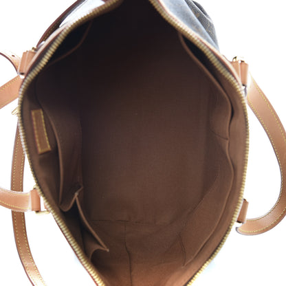 Gucci Monogram Selleria Calfskin Vintage Web Medium Boston Beige Blue 13 of 19