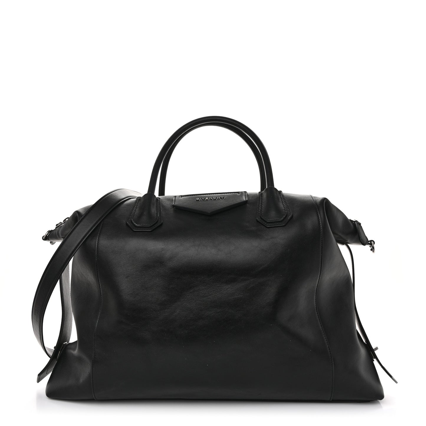Smooth Calfskin Large Soft Antigona Black