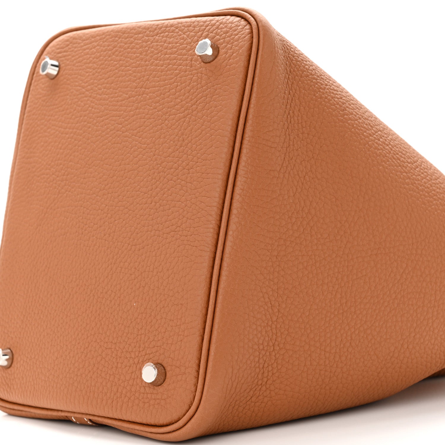 Hermes Taurillon Clemence Picotin Lock 22 MM Gold 10 of 11