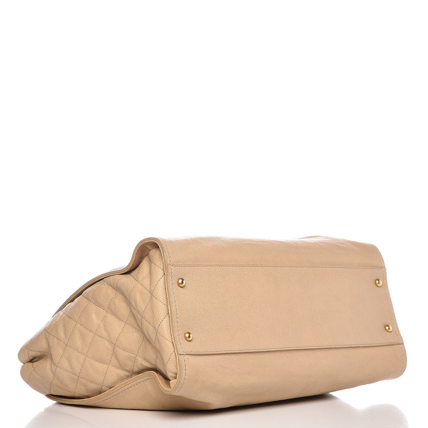 Caviar Large Edy Reissue Tote Beige