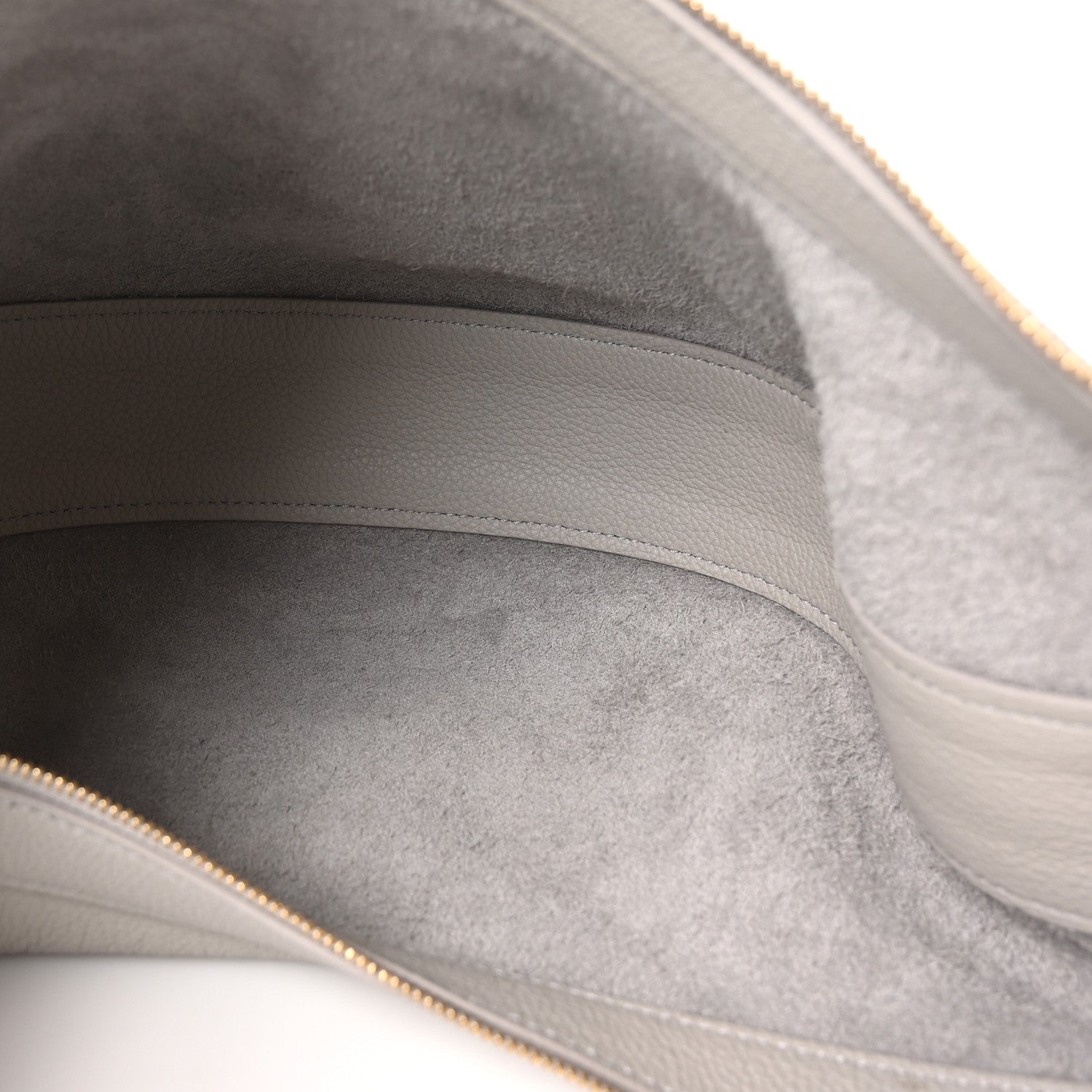Khaite Pebbled Calfskin Augustina Small Crossbody Light Grey 5 of 10