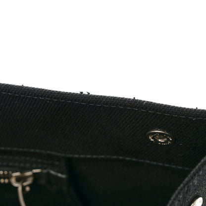 Saint Laurent Linen Calfskin Rive Gauche Tote Black 11 of 11