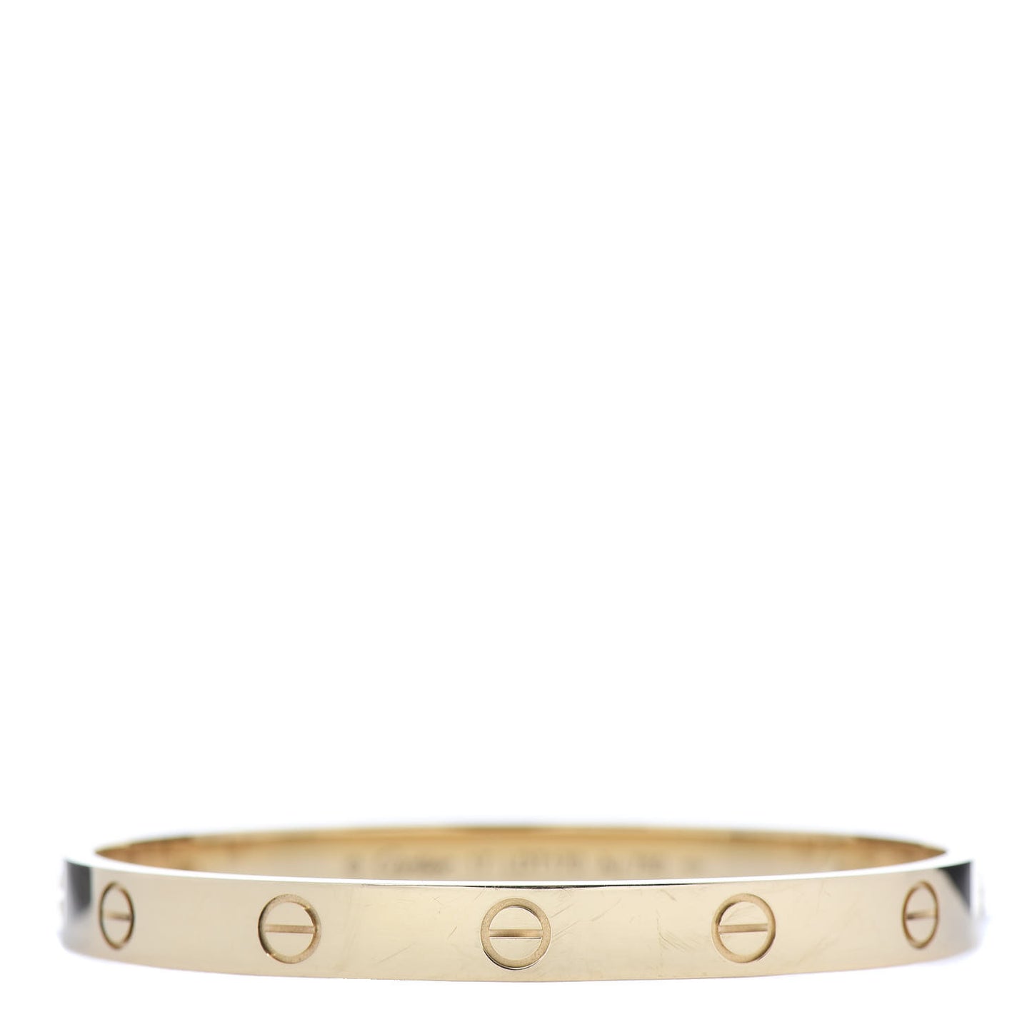 18K Yellow Gold LOVE Bracelet 17