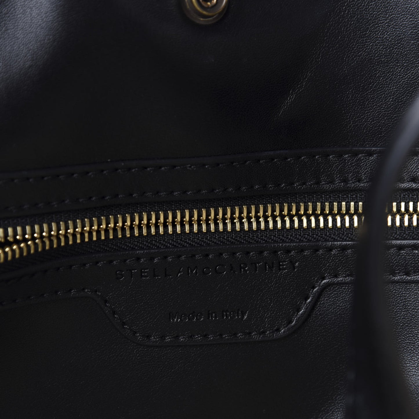 Eco Alter Nappa Shearling Popper Bucket Bag Black White