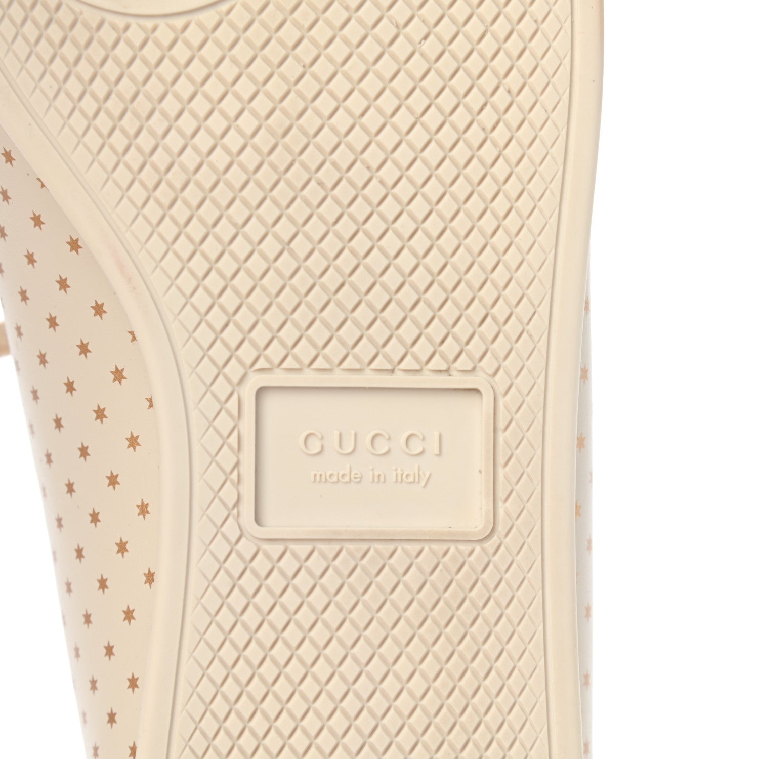 Gucci X SEGA Calfskin GUCCY Stars Womens Falacer Sneakers 42 White 6 of 8