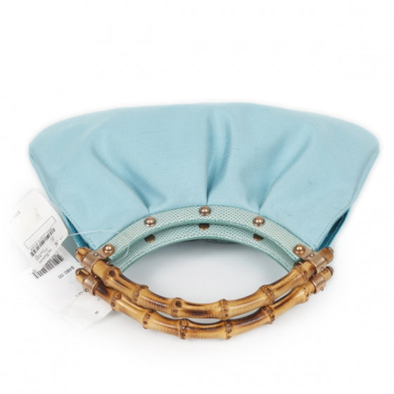 Gucci Top Handle Bamboo Evening Bag Blue 4 of 8