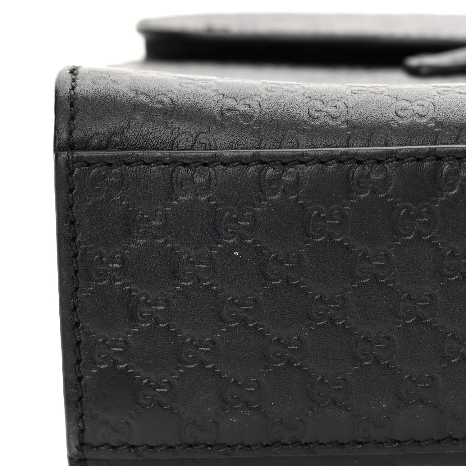 Gucci Microguccissima Medium Emily Chain Shoulder Bag Black 13 of 14