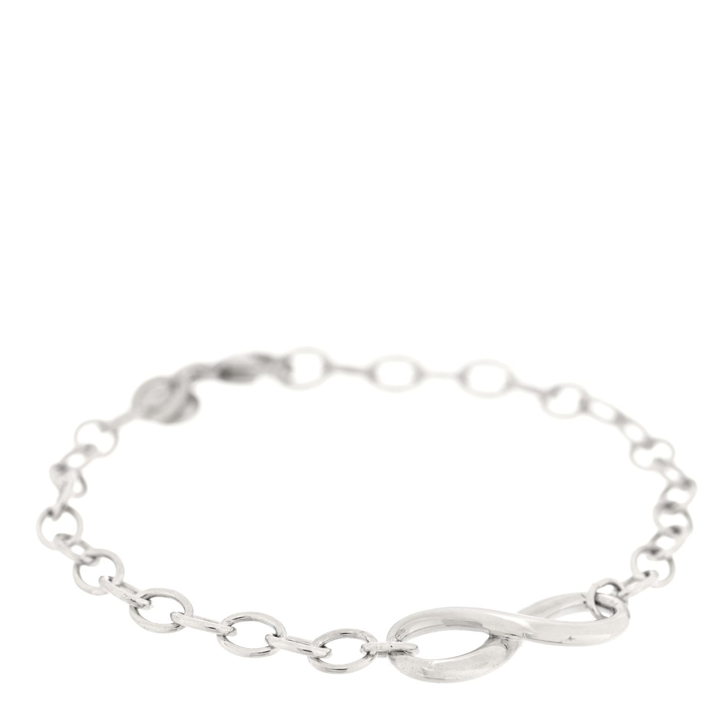 Sterling Silver Infinity Chain Bracelet