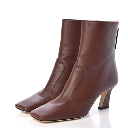 Fendi Lambskin FFreedom Ankle Boots 40 Brown 3 of 8