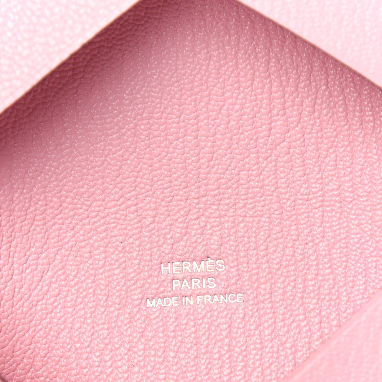 Hermes Chevre Mysore Calvi Card Case Rose Sakura 5 of 6