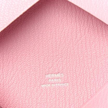 Hermes Chevre Mysore Calvi Card Case Rose Sakura 5 of 6