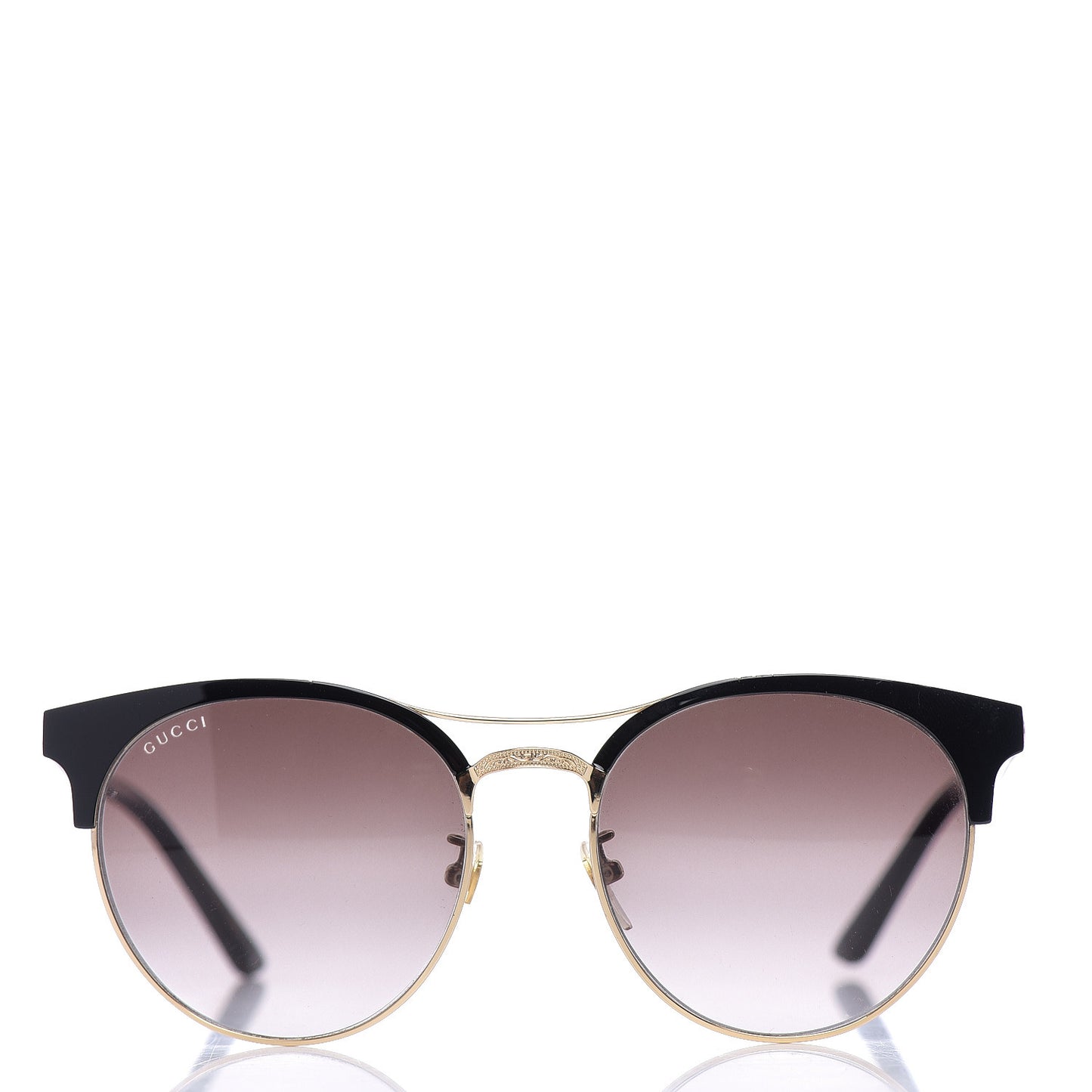 Round Metal GG0075SK Sunglasses Gold