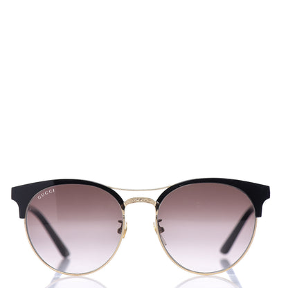 Gucci Round Metal GG0075SK Sunglasses Gold 2 of 8