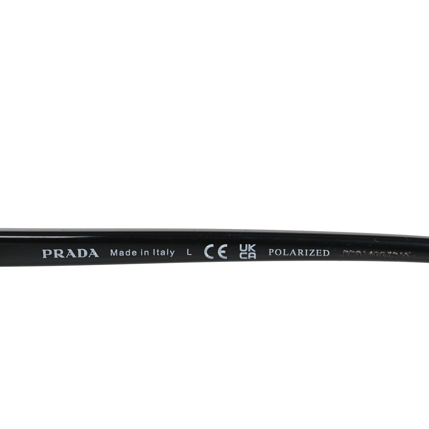 Prada Acetate Cat Eye Sunglasses SPR 01V Black 5 of 7