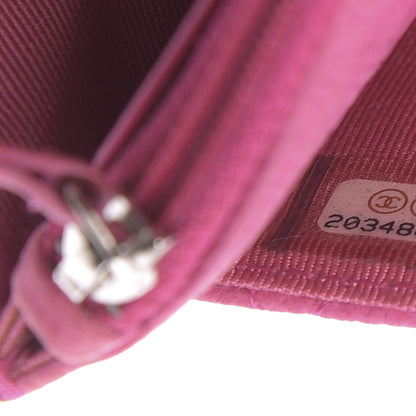 Chanel Iridescent Caviar Quilted Wallet on Chain WOC Pink 9 of 15