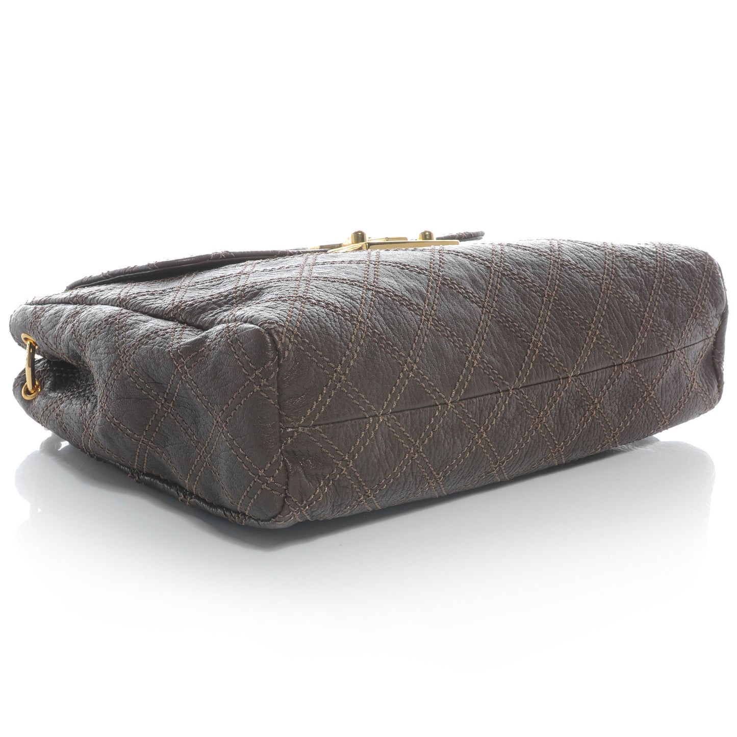 Leather Baroque XL Single Flap Brown