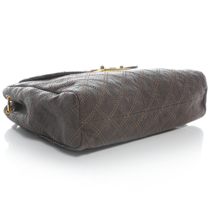 Marc Jacobs Leather Baroque XL Single Flap Brown 4 of 9