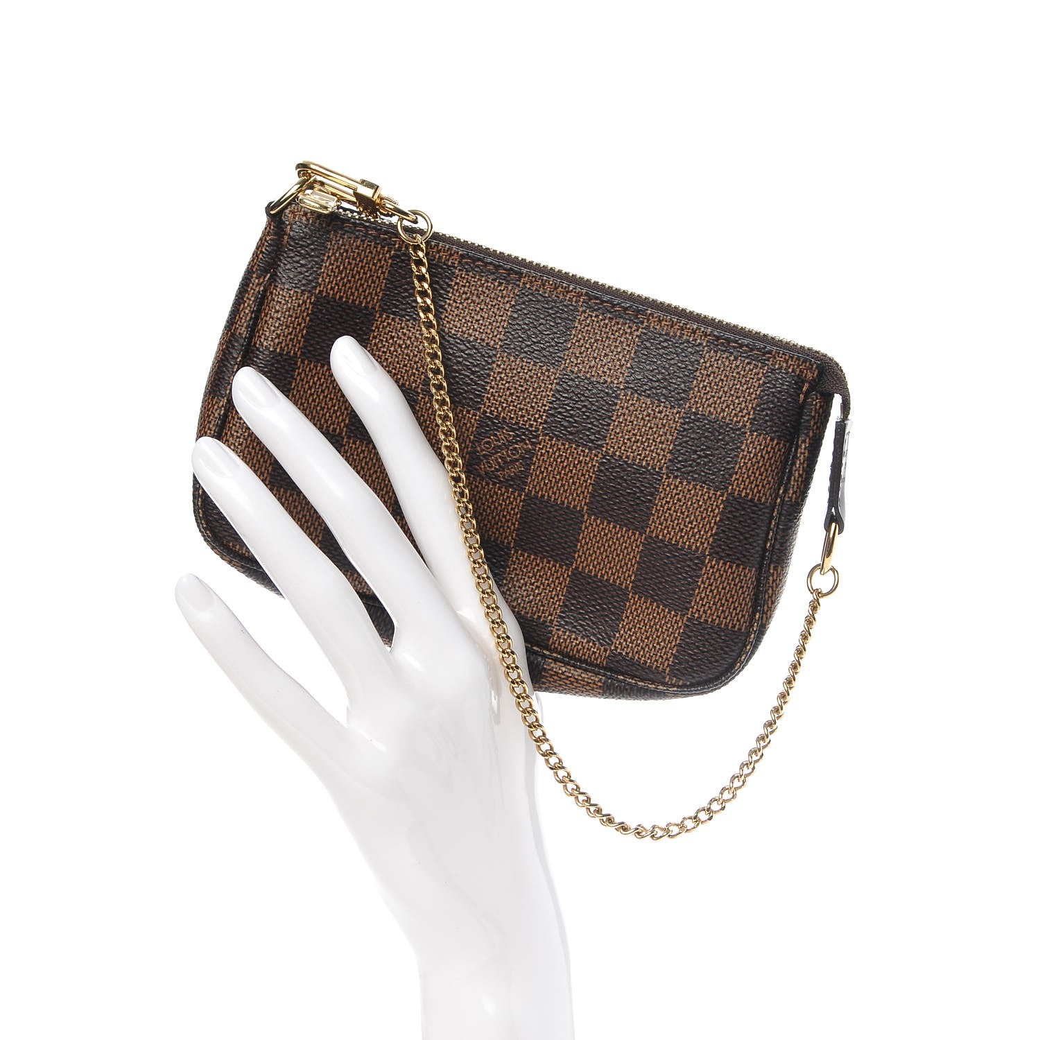 Louis Vuitton Damier Ebene Mini Pochette Accessories 2 of 7