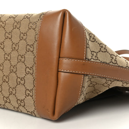 Gucci Metallic Monogram Medium Craft Tote Brown 8 of 10