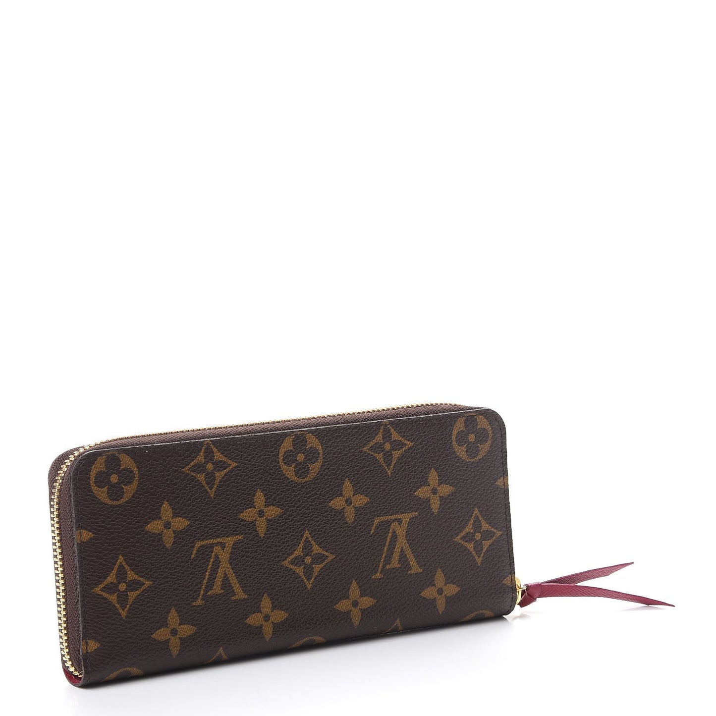 Monogram Clemence Wallet Fuchsia