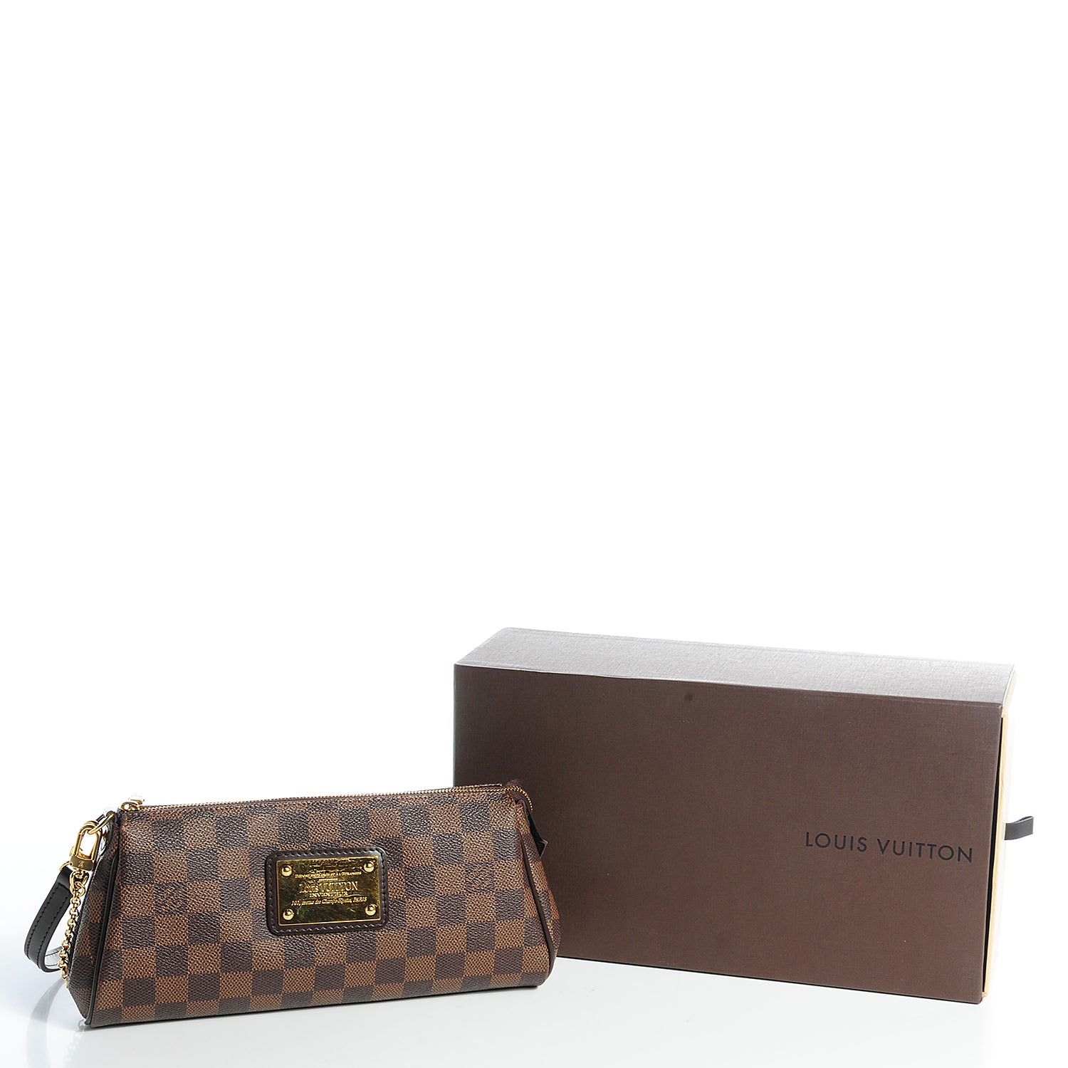 Louis Vuitton Damier Ebene Eva Clutch 5 of 8