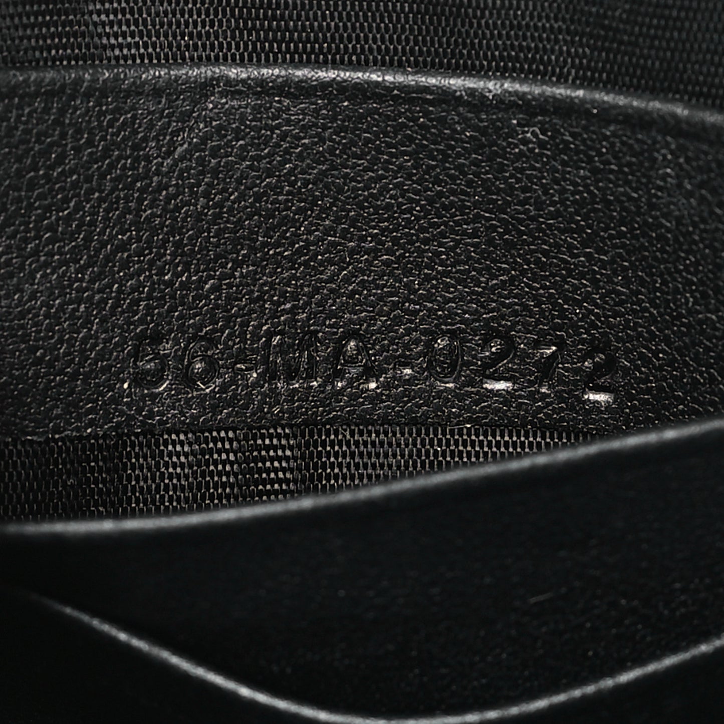 Lambskin Cannage Lady Dior Phone Holder Black